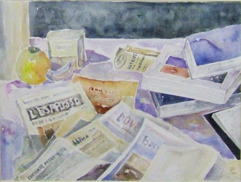 acquarello 01 - natura morta